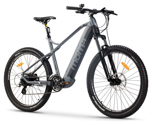 VTT Electrique Semi-Rigide Moma Bikes E-MTB 27.5'' Shimano Altus 8V Gris