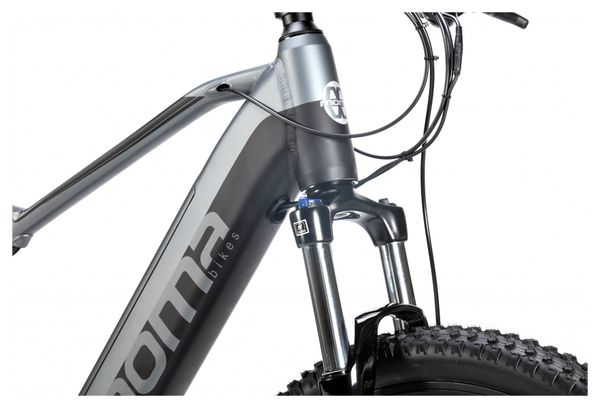 VTT Electrique Semi-Rigide Moma Bikes E-MTB 27.5'' Shimano Altus 8V Gris