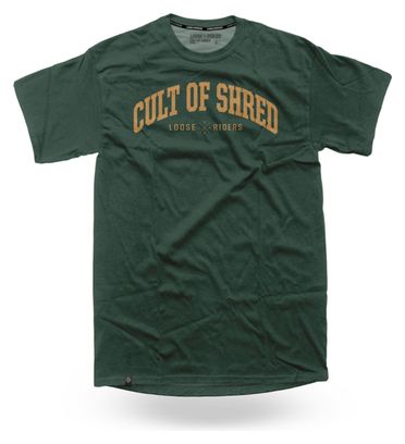 Loose Riders Collegiate Short Sleeve Jersey Olive Green