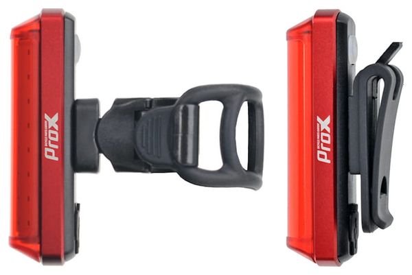Feu arrière rouge vélo - Feu vélo USB rechargeable - visibilité 180°