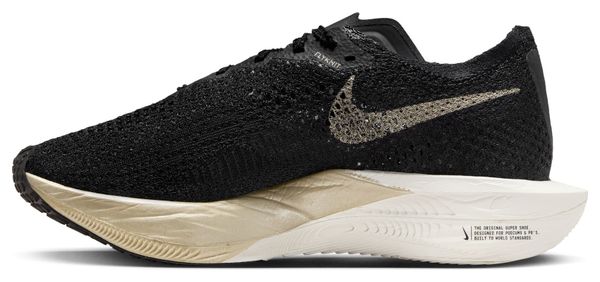 Nike ZoomX Vaporfly Next% 3 Zwart Goud Dames Hardloopschoenen