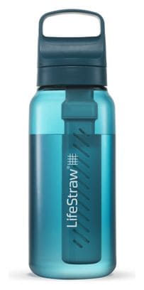 Lifestraw Go 1L Turquoise Filter Bottle