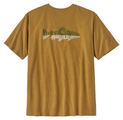 Patagonia Chouinard Crest Pocket Brown T-Shirt