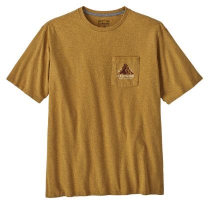 Patagonia Chouinard Crest Pocket T-Shirt Braun