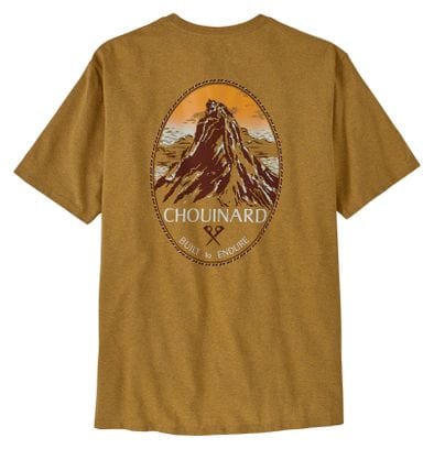 Patagonia Chouinard Crest Pocket T-Shirt Braun