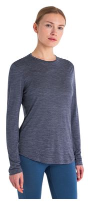 Dames Icebreaker Merino 125 Cool-Lite Sphere III Blue Long Sleeve T-shirt