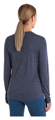 Dames Icebreaker Merino 125 Cool-Lite Sphere III Blue Long Sleeve T-shirt