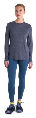 Dames Icebreaker Merino 125 Cool-Lite Sphere III Blue Long Sleeve T-shirt