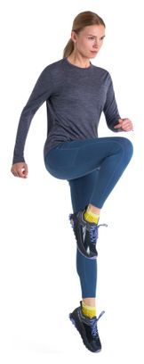 Dames Icebreaker Merino 125 Cool-Lite Sphere III Blue Long Sleeve T-shirt