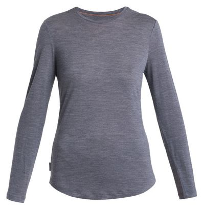 Dames Icebreaker Merino 125 Cool-Lite Sphere III Blue Long Sleeve T-shirt