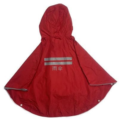 Poncho Enfant The Peoples 3.0 Rouge