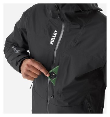 Veste Imperméable Millet Ubic Gore-Tex 3L Noir Homme
