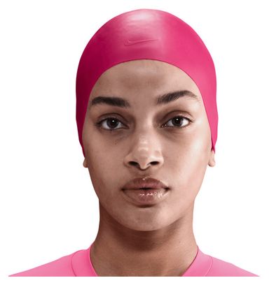 Nike Swim Solid Rose Badekappe für langes Haar