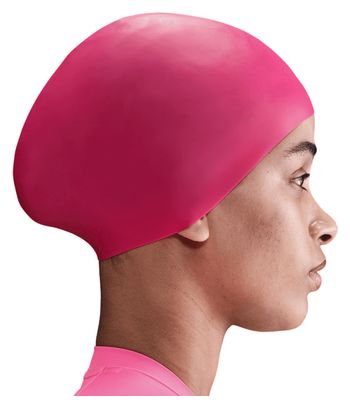 Nike Swim Solid Rose Badekappe für langes Haar