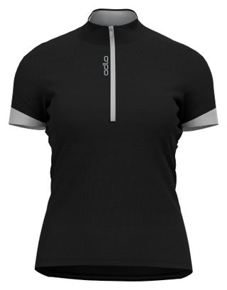 Odlo Essentials 1/2 Zip Jersey met korte mouwen Zwart