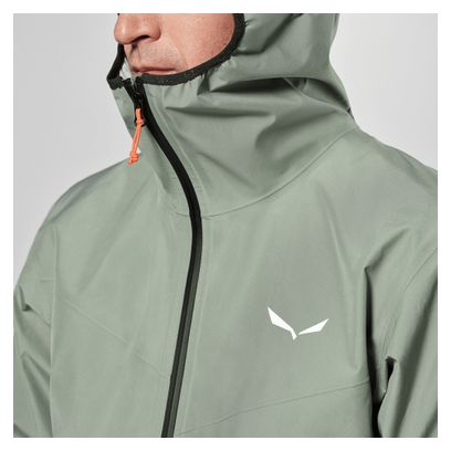 Giacca impermeabile Salewa Puez Gore-Tex 3L verde da uomo