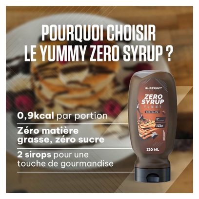 Yummy Zero Syrup (6x320ml) - Superset Nutrition - Chocolat - Sirops Zéro Calories