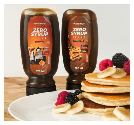 Yummy Zero Syrup (6x320ml) - Superset Nutrition - Chocolat - Sirops Zéro Calories