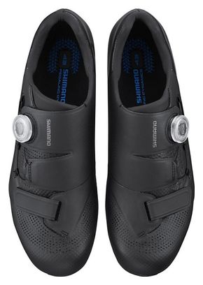 Par de zapatillas de carretera Shimano RC502 Negras