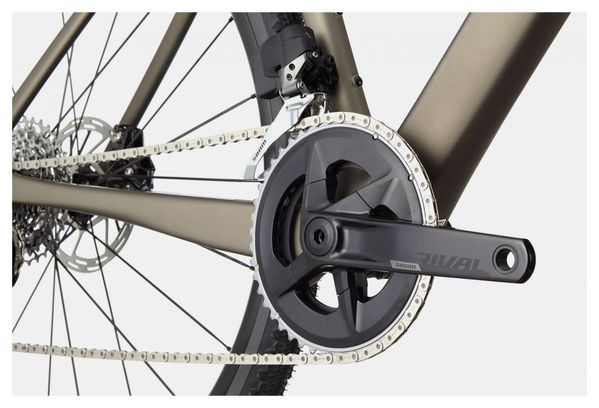 Gravel Bike Cannondale SuperSix Evo SE Sram Rival eTap AXS 12V 700 mm Gris Meteor