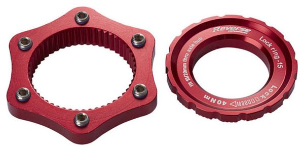 Reverse Center Lock Adapter Red