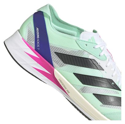 Chaussures de Running adidas running Adizero adios 7 Vert Blanc