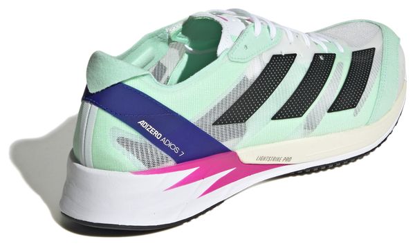 Chaussures de Running adidas running Adizero adios 7 Vert Blanc
