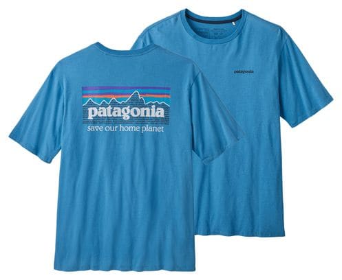 T-Shirt Patagonia P-6 Mission Organic Bleu