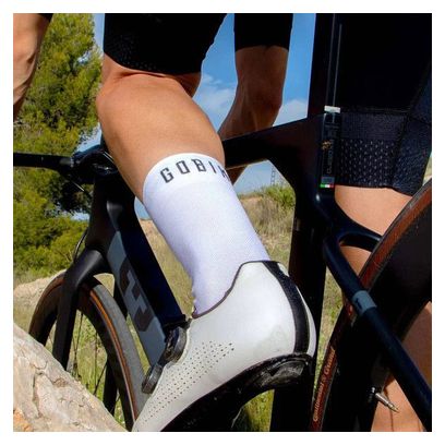 Chaussettes vélo Pure White