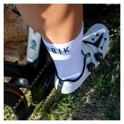 Chaussettes vélo Pure White