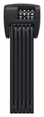 Lucchetto pieghevole Abus Bordo 6000C/90 nero + staffa SHFL