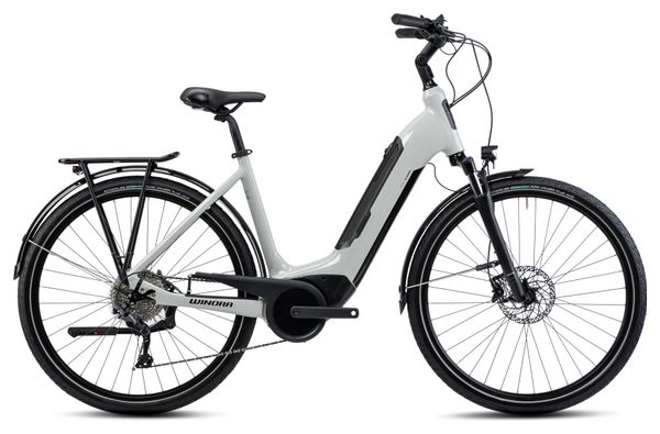 Winora Tria 10 Wave Bicicleta eléctrica urbana Shimano Deore 10V 500 Wh 700mm Gris 2023