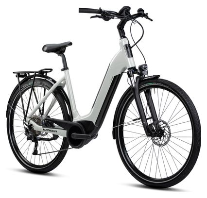 Winora Tria 10 Wave Bicicleta eléctrica urbana Shimano Deore 10V 500 Wh 700mm Gris 2023