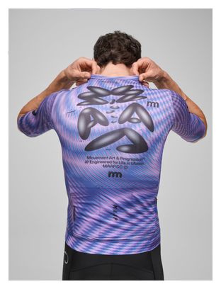 Maillot de manga corta Maap Spectrum Pro Air 3.0 morado para hombre