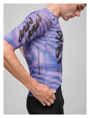 Maillot de manga corta Maap Spectrum Pro Air 3.0 morado para hombre
