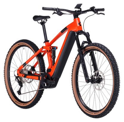 Cube Stereo Hybrid 120 Race 750 Electric Full Suspension MTB Shimano Deore XT 12S 750 Wh 27.5'' Spark Orange 2024