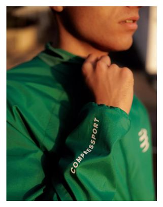 Veste Coupe-Vent Compressport Aura Vert Homme