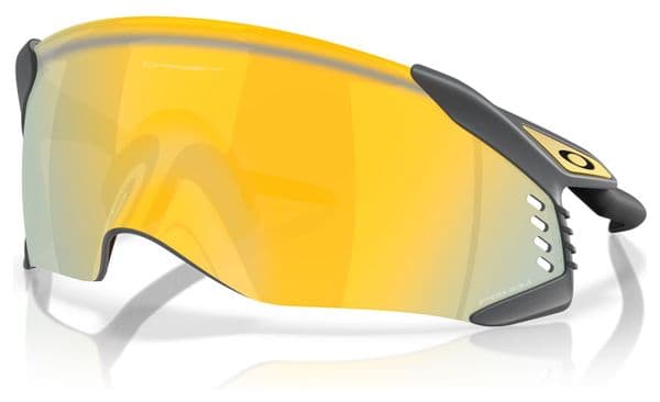 Occhiali Oakley Velo Kato - Matte Carbon / Prizm 24K / Ref: OO9501-0552