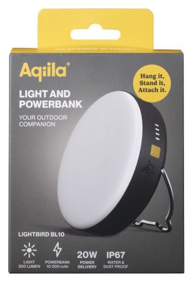Powertec Aqiila BL10 - Lampe de camping avec batterie externe