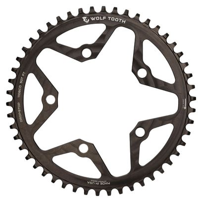 Wolf Tooth 110 BCD Gravel / CX / Strada Corona Drop-Stop B Nero