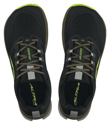 Zapatillas de trail Altra Lone Peak 9 WP Low Negras/Verdes para hombre