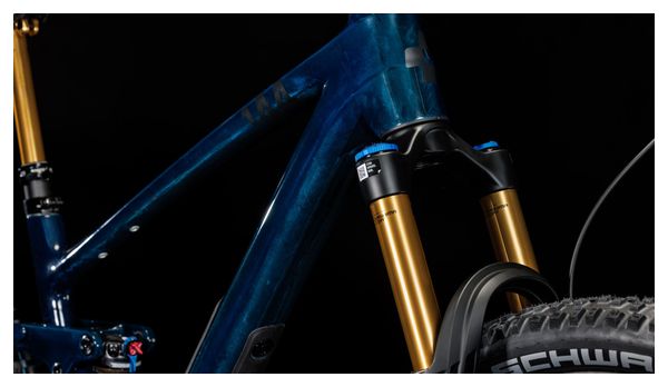 Cube Stereo One44 C:68X SLT MTB a sospensione completa Sram XX1 Eagle AXS 12S 29'' Liquid Blue