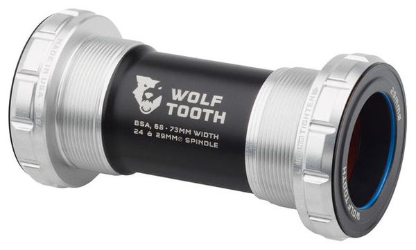 Platos y bielas Wolf Tooth BSA DUB 68/73mm Plata