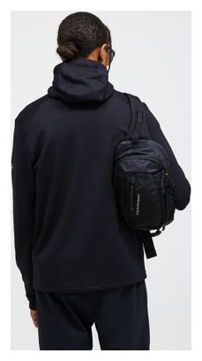 Vellón con capucha para hombre Peak Performance Trail Polartec Power Grid Negro