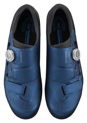 Par de Zapatillas Carretera Shimano RC502 Azul