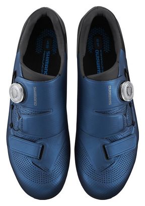 Paire de Chaussures Route Shimano RC502 Bleu