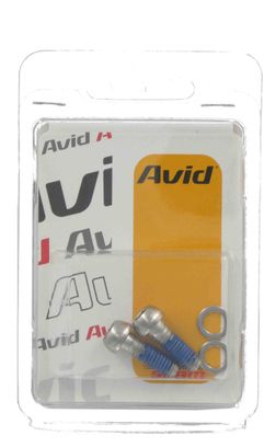 AVID steel screw for caliper or disc brake adapter (x2)