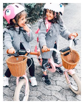 Casque de Vélo pour enfants | Cheval Rose | Crazy Safety | Certifié EN1078