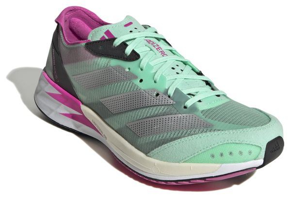 Chaussures de Running adidas running Adizero adios 7 Vert Rose Femme