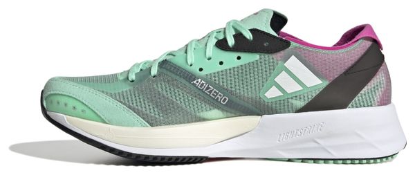 Chaussures de Running adidas running Adizero adios 7 Vert Rose Femme